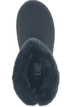 Schwarze Stiefeletten „Love“ PK1643A von Pittarello mit Pelzbesatz