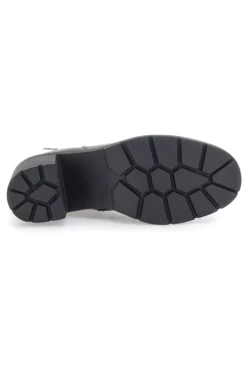Schwarze Stiefeletten mit Absatz THE FIRST 481