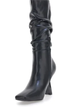 Schwarze Stiefel mit Absatz Gavi 847