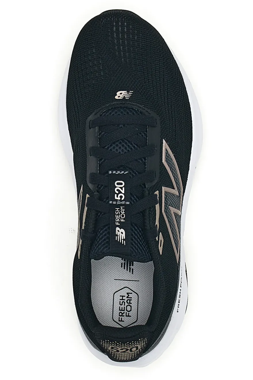Schwarze Turnschuhe mit Fresh Foam aus atmungsaktivem Stoff New balance W520lk9
