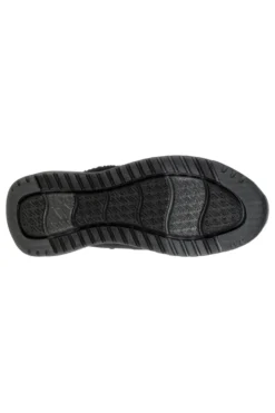 Schwarze wasserdichte Anfibi mit Innenfutter aus Pelz Skechers ON-THE-GO STELLAR ALPINE ADVENTURE