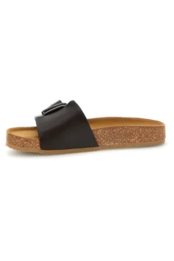 Schwarz Hausschuhe mit Schnalle Pittarello tierra 335A1100SR
