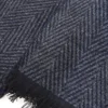 Sciarpa blu fantasia spigata calda Roncato 46,003,02