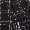 Sciarpa nera fantasia a quadri calda Roncato 46,003,52