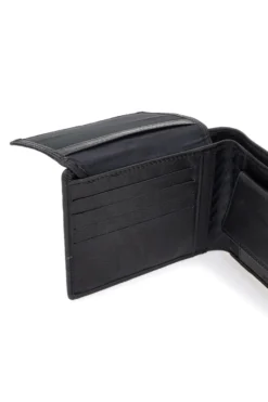 Set Cofanetto cintura e portafoglio nero in vera pelle Jaguar PR001-1