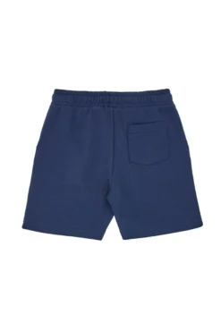Shorts Tuta Blu Scuro con Logo Ricamato Pitt Kids PT-B-SP-05023