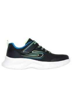 Skechers Dynamic Swift Tread schwarze Turnschuhe mit Riss