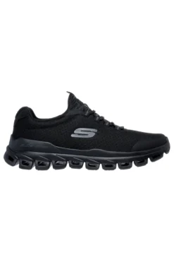 Skechers – GLIDE-STEP SYLO – Vegane Sneakers mit gepolsterter Sohle in Schwarz