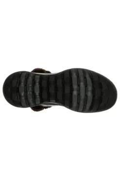 Skechers – On-the-GO – Joy Endeavor – Schwarze Stiefeletten mit Kunstpelzbesatz