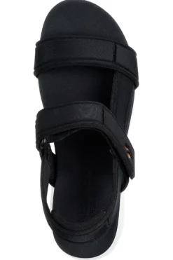 Skechers Uno – Summer Stand2 Vegane schwarze Sandalen mit Klettverschluss