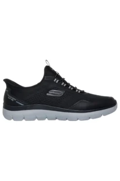 Slip-on nere vegan con suola ammortizzata Skechers Summits Top Rate