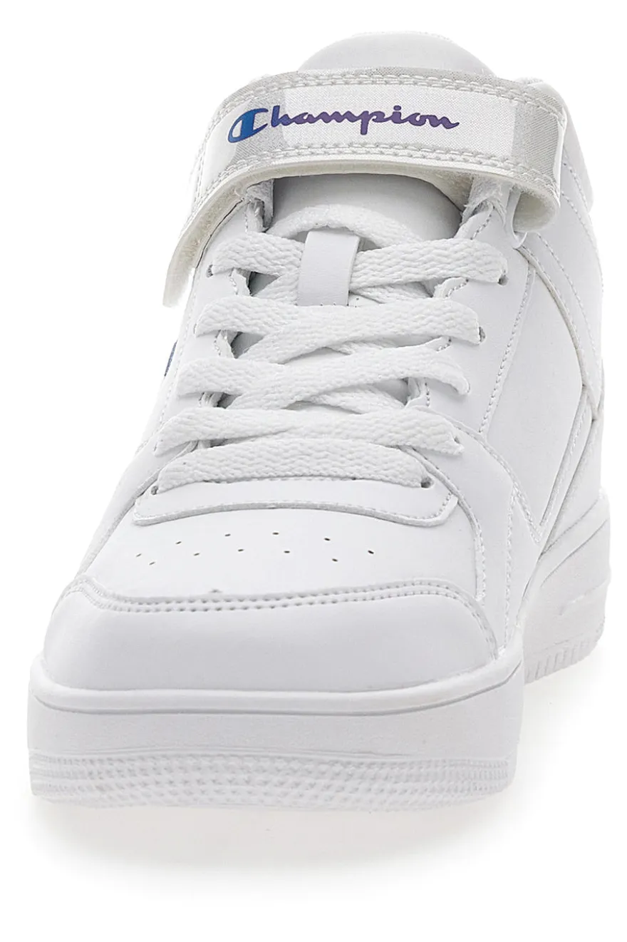 Snaekers mid-cut bianche con velcro CHAMPION RD15 MID G GS
