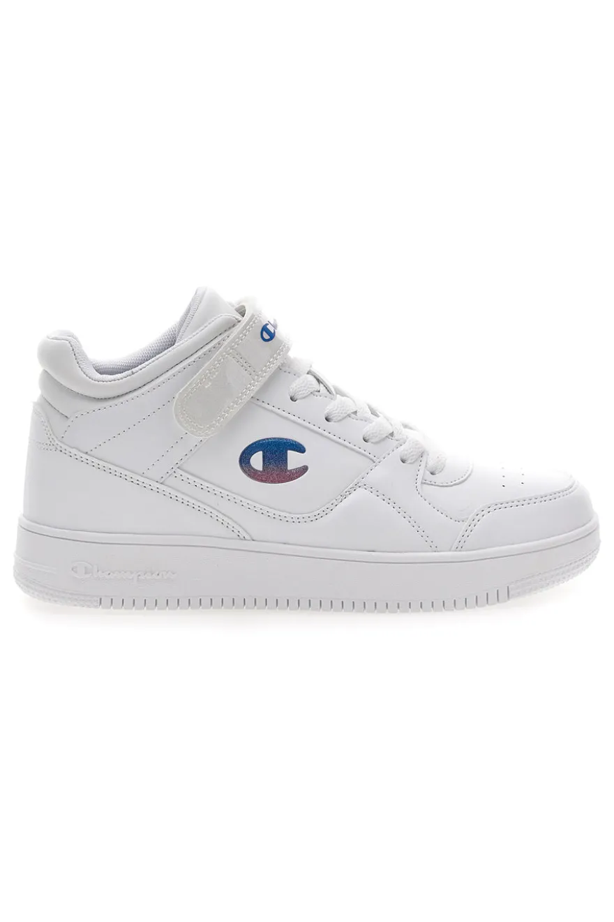 Snaekers mid-cut bianche con velcro CHAMPION RD15 MID G GS