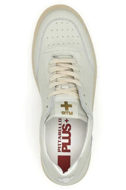 Sneaker bianca in vera pelle Pittarello Plus Furius