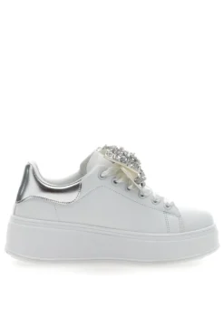 Sneaker Bianche Con Fiocco Laura Biagiotti 8929