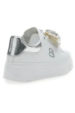 Sneaker Bianche Con Fiocco Laura Biagiotti 8929