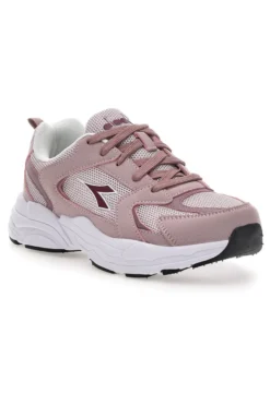Sneaker da ragazza rosa con inserti a contrasto Diadora Alley GS