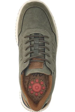 Sneaker da uomo verde con inserti a contrasto Relife 68882572103E
