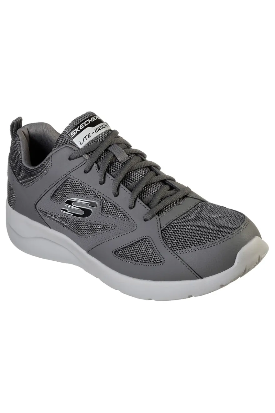 Sneaker grigia con lacci SKECHERS DYNAMIGHT 2.0 FALLFORD