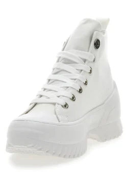 Sneakers Alte Bianche con Platform FREDDY FY7602