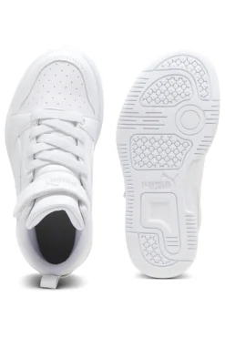 Sneakers alte bianche con strappo Puma Rebound V6 Mid AC+ PS