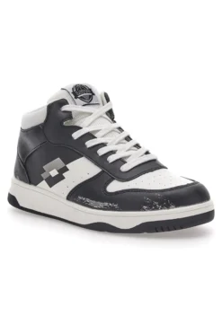 Sneakers Alte Lotto Rocket 1 Amf II Mid Bianche/Nere