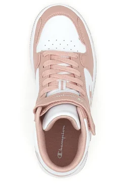 Sneakers Alte Rosa e Bianche Champion Rebound 2.0 Mid