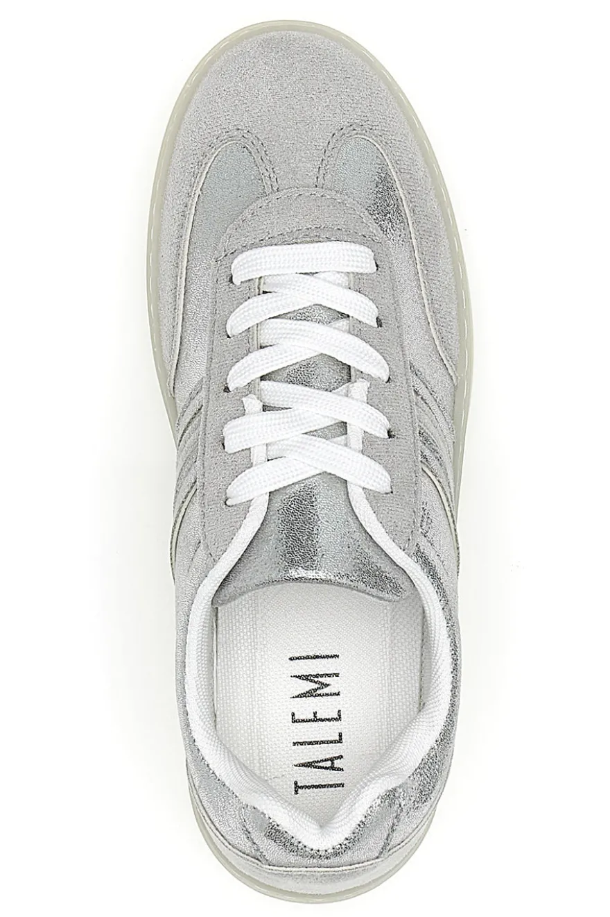 Sneakers Argento con Suola in Gomma TALEMI 23786