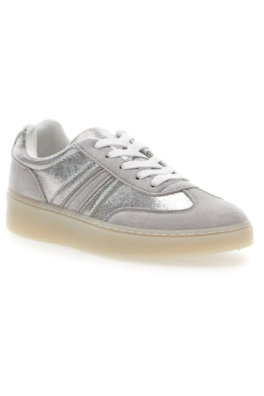 Sneakers Argento con Suola in Gomma TALEMI 23786