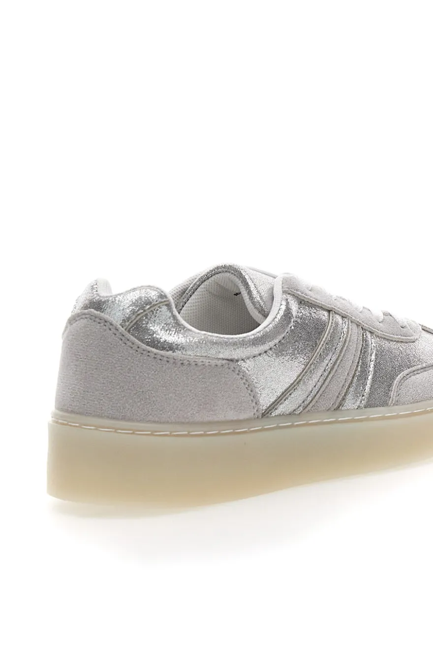 Sneakers Argento con Suola in Gomma TALEMI 23786