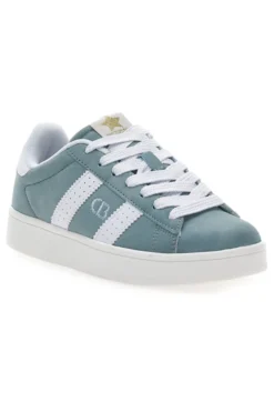 Sneakers Azzurre con Bande Laterali Bianche COTTON BELT CAMP NYC SD