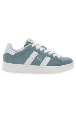 Sneakers Azzurre con Bande Laterali Bianche COTTON BELT CAMP NYC SD