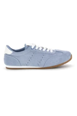 Sneakers azzurro con lacci e design minimal Café cost 65BL07241
