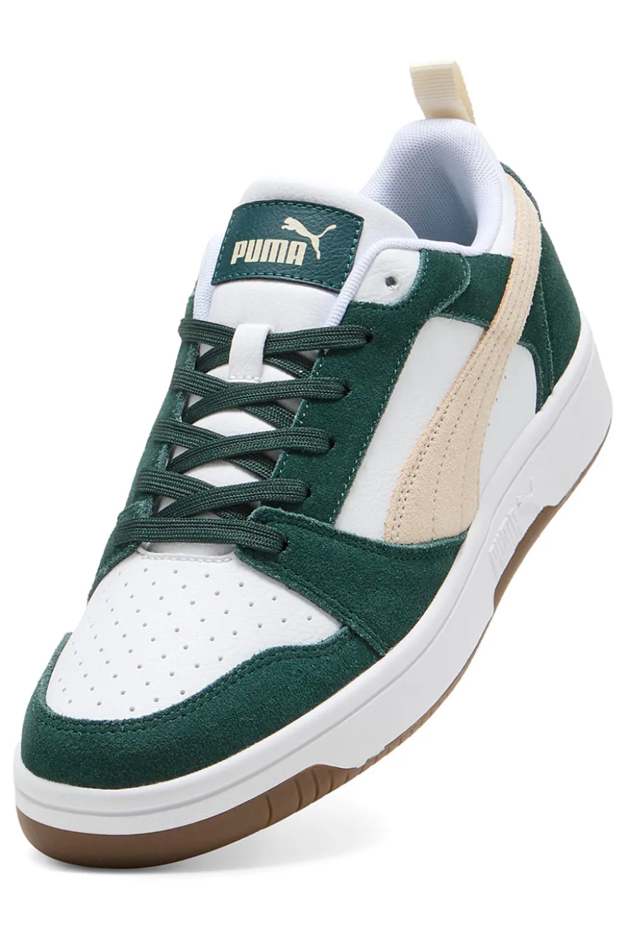 Sneakers basse verdi e beige SoftFoam Rebound V6 Low SD Puma