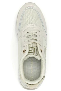 Sneakers Beige con Dettagli Dorati Laura Biagiotti 8915