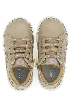 Sneakers Beige Con Dettagli Dorati Laura Biagiotti 92929335