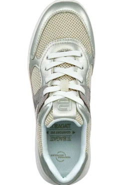 Sneakers Beige con Dettagli Effetto Metallizzato e Soletta Estraibile Bagatt D35AQM015069