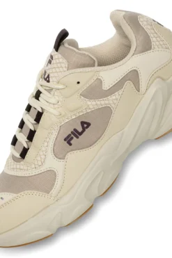 Sneakers beige con inserti a contrasto e suola chunky Fila FFW0194