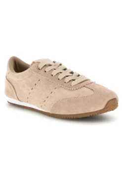 Sneakers beige con lacci e design minimal Café cost 65BL07241