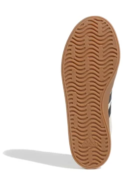 Sneakers beige con strisce nere e suola in gomma Adidas VL Court 3