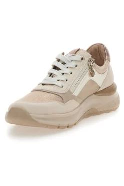 Sneakers beige con zeppa Relife 67172580701