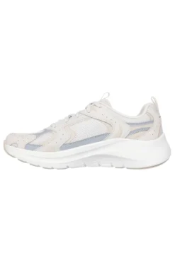 Sneakers beige e grigie con supporto plantare Skechers Arch Fit 2 Vintage Luxe