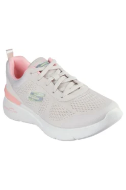 Sneakers Beige e Rosa Skechers Skech-Air Dynamight 2 - New Heights
