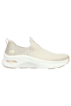 Sneakers Beige Skechers Relaxed Fit: Arch Fit D'Lux - Glimmer Dust