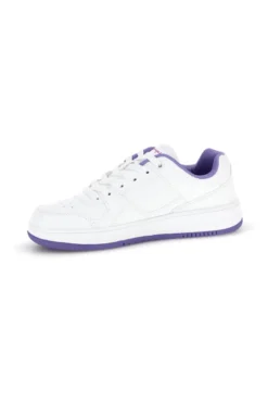 Sneakers bianca dettagli viola Champion RD18 Low G GS