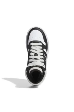 Sneakers bianche alte con lacci Adidas HOOPS 3.0 MID K