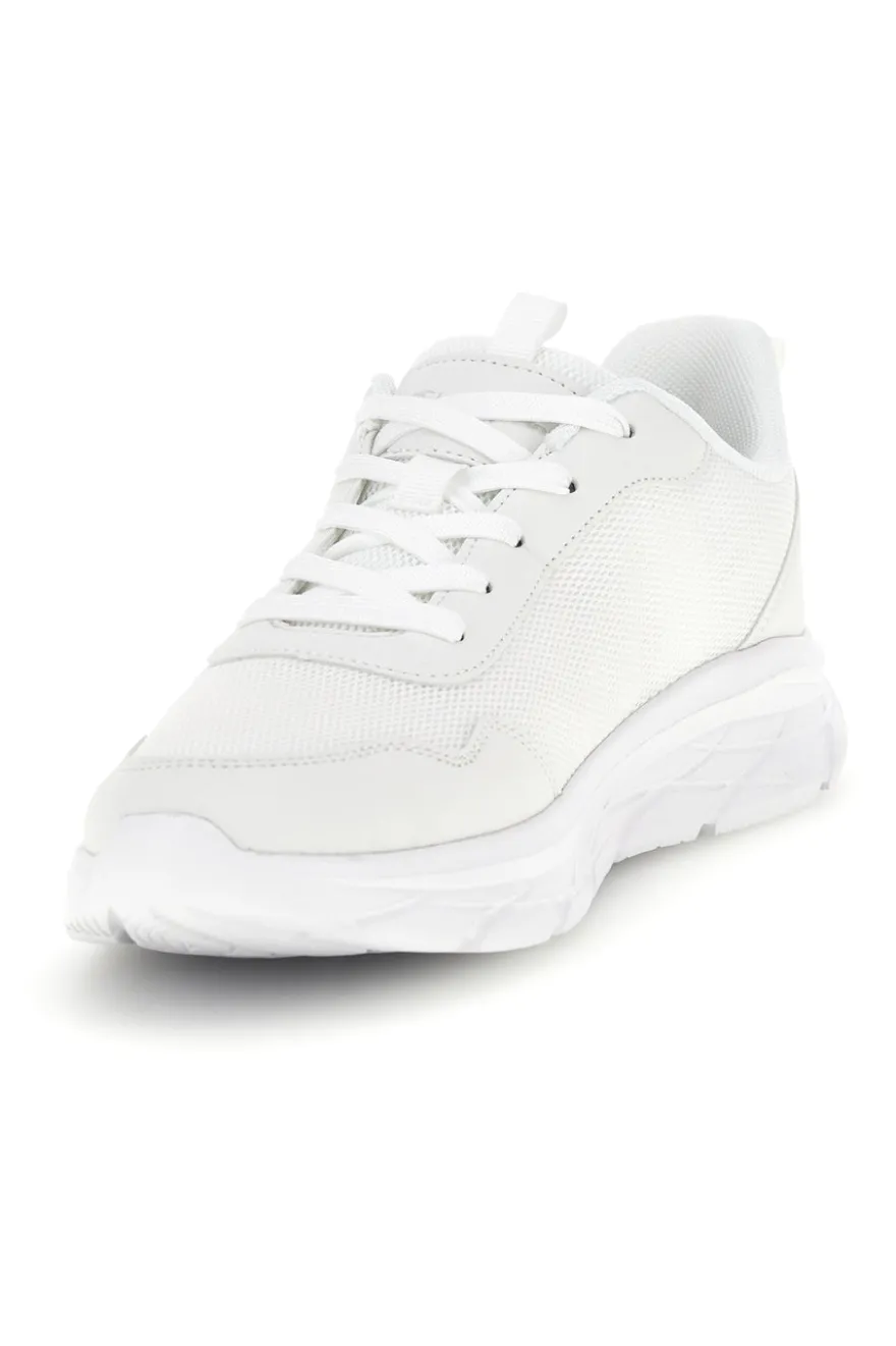 Sneakers bianche basse con lacci Champion Fuze Low Cut