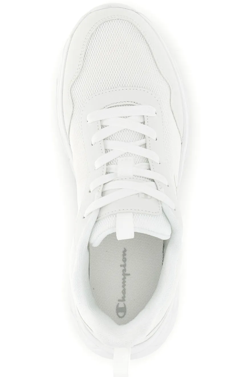 Sneakers bianche basse con lacci Champion Fuze Low Cut