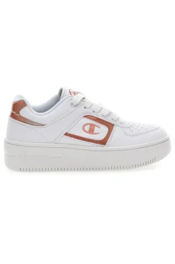 Sneakers Bianche Champion Foul Play Plat Metal