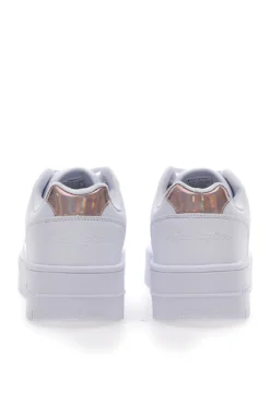 Sneakers Bianche Champion Rebound Platform Glitter